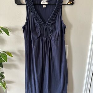 LOFT Navy Sleeveless Dress
